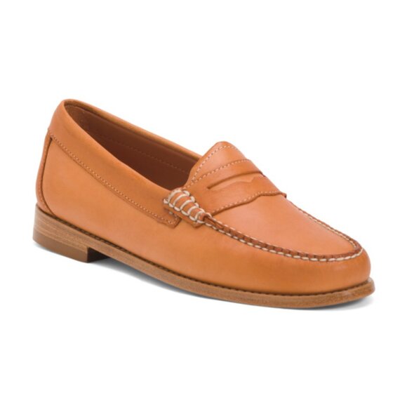 GH BASS Leather Whitney Vachetta Weejun Loafers - Picture 1 of 3